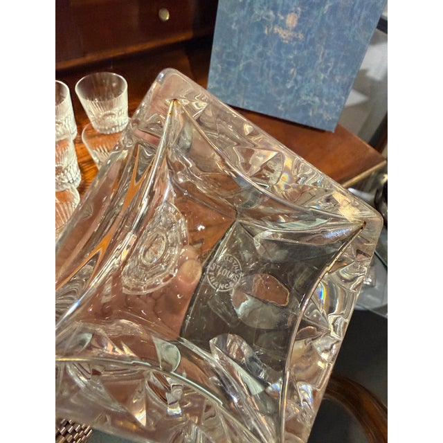 Saint Louis Crystal Whiskey Service, 1960s, Set of 7 For Sale - Image 6 of 13