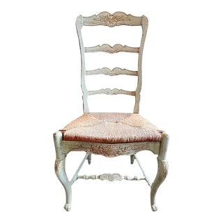 Bespoke Habersham Furniture French Country Ladderback Side Chair For Sale