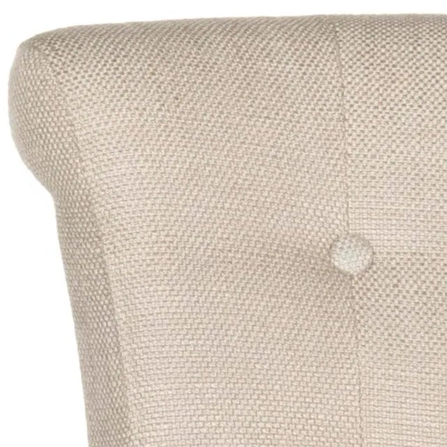 2020s Ring Counter Stool in Biscuit Beige & Espresso For Sale - Image 5 of 7