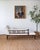 Late 19th Century Late 19th Century Edwardian Carved Oak Chaise Longue | Newly Reupholstered in Ivory Linen For Sale - Image 5 of 5