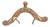 19th-Century Carved and Painted Wooden Horse Collar For Sale