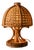 Vintage Sculptural Bamboo Table Lamp by Louis Sognot, France, 1960s For Sale