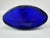 Mid 20th Century Vintage Cobalt Blue Flattened Glass Bottle Vase 19 Inch For Sale - Image 5 of 9