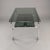 Italian Space Age Steel and Smoked Glass Coffee Table, 1970s For Sale - Image 4 of 8