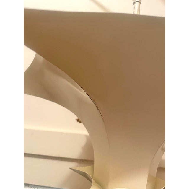 Vintage Regency Ivory Tole Pagoda Pendant For Sale In New York - Image 6 of 7