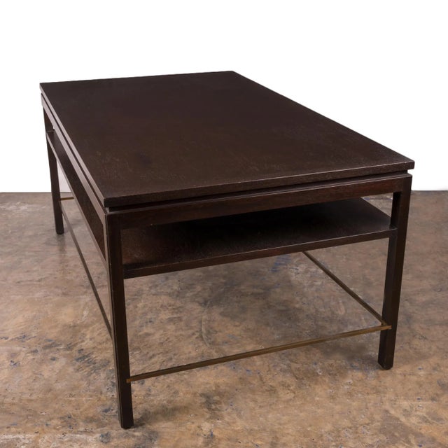 Mid-Century Modern Edward Wormley for Dunbar Cocktail Table For Sale - Image 3 of 10