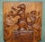 Large Antique Hand-Carved Oak Heraldic Coat of Arms Armorial Panel For Sale - Image 9 of 18