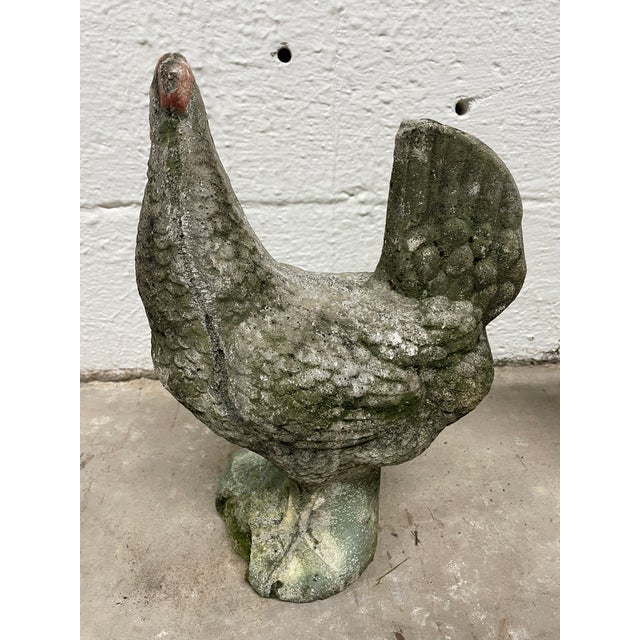 Mid 20th Century Mid 20th Century Concrete Family of Chickens, 3 Pieces For Sale - Image 5 of 9