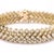 Modern 10ctw Diamond Link Bracelet, 14k Yellow Gold, Tennis Bracelet For Sale - Image 3 of 5