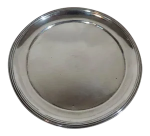 19th Century English Regency Sterling Silver Tea Pot Stand Coaster Tray