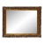 Large Ornate Baroque Gold & Bronze Wall Mirror – 60” Wide For Sale
