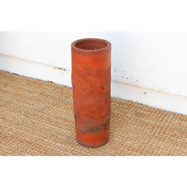 1950s Antique Chinese Terracotta Dragon Vessel For Sale - Image 5 of 10