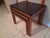 1960s Set of 3 Nesting Tables - Mid-Century Modern Nesting Tables in a Set of Three. This Set Has Warm-Toned Wood Frames With Black Finished Tops For Sale In Orlando - Image 6 of 9