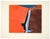 Woodcut by Rockport artist Roger Martin (1925-2015) "Bar" woodcut on thin paper, pencil signed, titled, dated 1972 and...