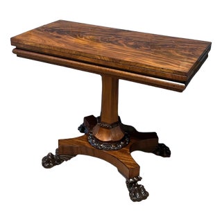 Antique Console Table in Mahogany, 1830 For Sale