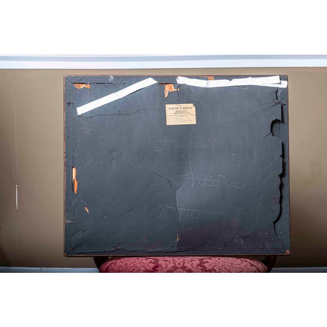 Wood Circa 1900 “Carriage Drive” Equestrian Print, Bigelow & Jordan Boston Frame For Sale - Image 7 of 7