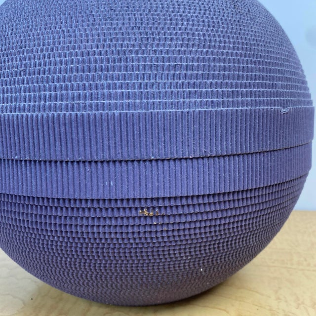 1970s Corrugated Table Lamp For Sale In Cleveland - Image 6 of 13