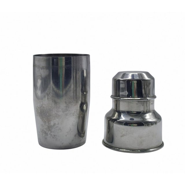 Stainless Steel Shaker and Glasses from Pran, Italy, 1970s For Sale - Image 4 of 8