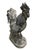 2000 - 2009 Pair of Mid-20th Century Vintage Cast Iron Rooster Garden Statues For Sale - Image 5 of 12