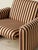Ray Wilkes “Chiclet” Lounge Chair for Herman Miller in Striped Cotton Jacquard For Sale - Image 10 of 12