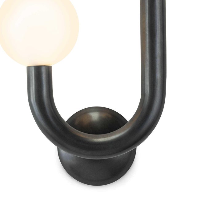Bronze Regina Andrew Happy Steel Sconce Left Side, Oil Rubbed Bronze For Sale - Image 8 of 10