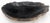 Mid-Century Modern Petrified Wood Heart Shape Solid Black Elongated Bowl Dish Large Plate Ashtray For Sale - Image 3 of 8