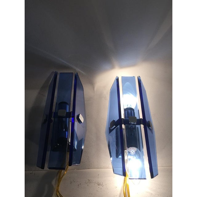 Wall lamp, pair of applique veca Very special applique pair of the Veca company. Each Applique has 2 Portolampada E14 They...