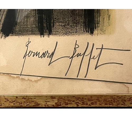 Bernard Buffet, Composition, Color Lithograph, 20th Century For Sale - Image 5 of 11