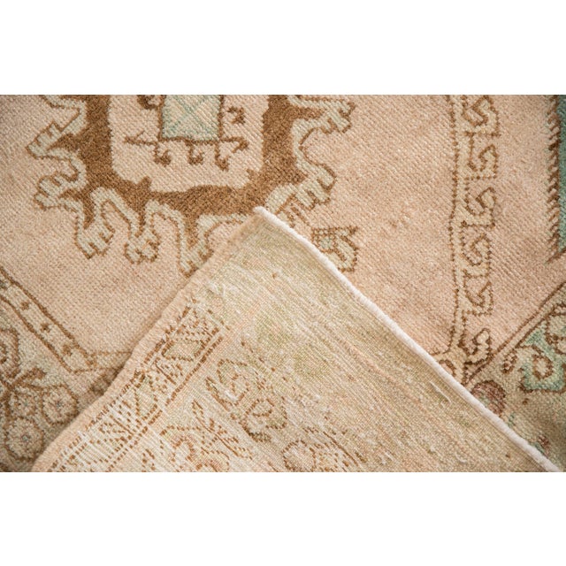 Old New House Vintage Distressed Oushak Rug - 2'11" x 4'3" For Sale - Image 4 of 9