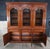 Late 20th Century Fiorini Italian Neoclassical Cherry Arched Triple Bookcase China Display Cabinet For Sale - Image 5 of 15