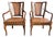 Early 20th Century Neoclassical Mahogany Armchairs—A Pair For Sale