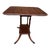 Early 20th Century Antique Regency Style Mahogany Drop Leaf Side Table For Sale