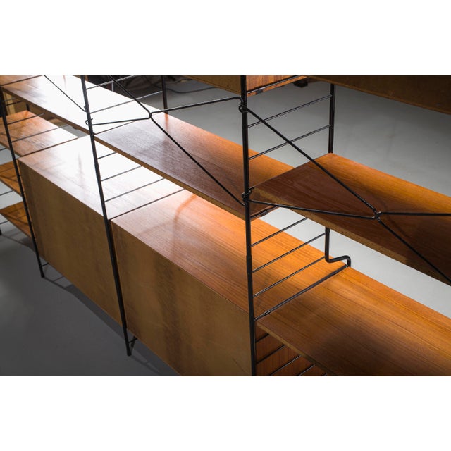 Vintage Teak Modular Wall Unit from WHB, Germany, 1960s For Sale - Image 13 of 18