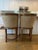Brown Bar Stools, Kreiss With Nail Heads and Suede Fabric- Set of 2 For Sale - Image 8 of 9