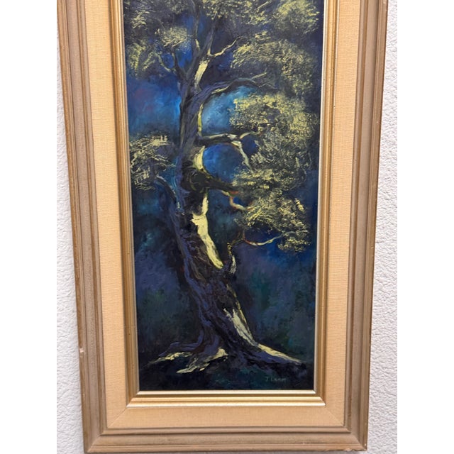 J. Lamm Tree Oil Painting, Framed For Sale - Image 12 of 12