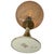 Glass Bedside Table Lamps with Gold Colored Base and Patterned Glass Shade from Briloner Leuchten, Germany, 1970s, Set of 2 For Sale - Image 7 of 9