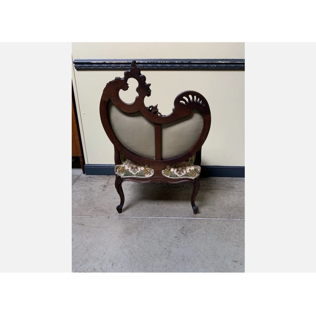 Wood Antique Louis XV Historicism Armchair, 1890 For Sale - Image 7 of 11