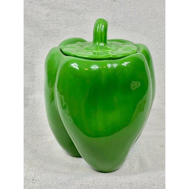 Vintage Large Bell Pepper Cookie Jar Chairish