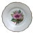 Mid 19th Century French Porcelain Pink Flower Plate For Sale