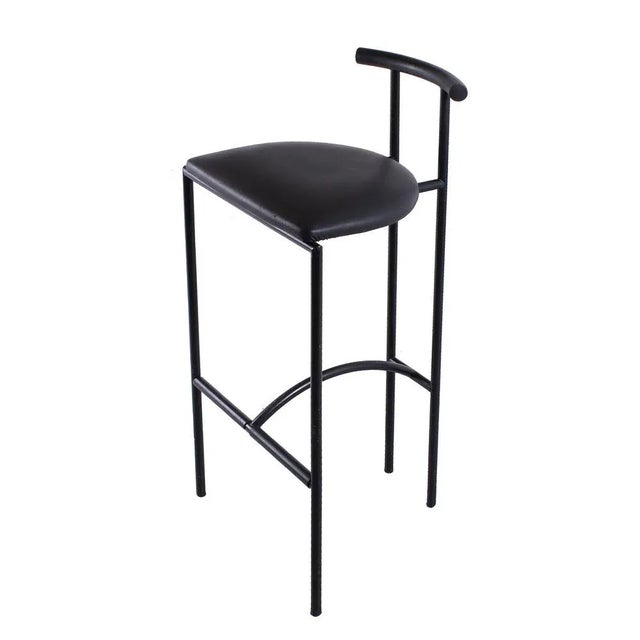Tokyo Black Stool by Rodney Kinsman for Bieffeplast, 1980s For Sale - Image 18 of 18
