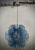 Murano Aqua Blu Glass Chandeliers and Pendant in the style of Fontana Arte, 1990s For Sale - Image 10 of 10