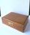 A relatively large European leather and suede jewelry box with removable tray, in the Modern style, circa late-20th...