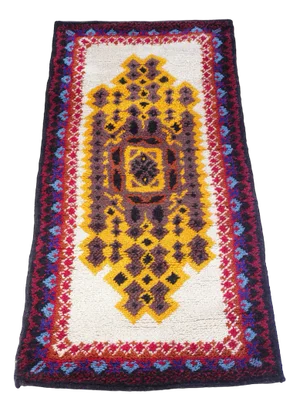 Mid-Century Czechoslovakian Wool Runner Rug, 1960s