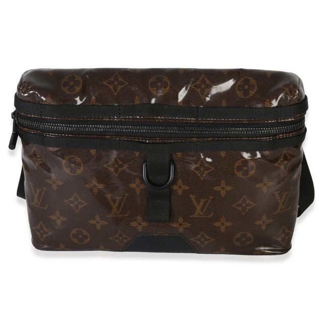 Plastic Monogram Glaze Canvas Messenger Bag PM For Sale - Image 7 of 9