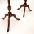 Brown Vintage Georgian Inlaid Yew Wood Wine Tables, 1930, Set of 2 For Sale - Image 8 of 9