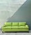 Vintage Baker Chartreuse Roll Arm Sofa For Sale - Image 11 of 12