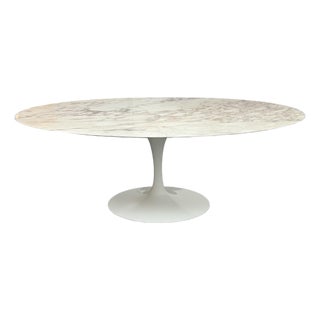 Eero Saarinen for Knoll 50th Anniversary Marble Tulip Dining Table For Sale