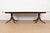 English Baker Furniture Historic Charleston Georgian Banded Mahogany Double Pedestal Extension Dining Table, Newly Refinished For Sale - Image 3 of 13
