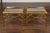 Pair of French Midcentury Gilt Faux Bamboo Drinks Tables with Glass Tops For Sale - Image 4 of 12