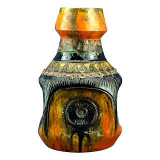 Sardinian Futuristic Ceramic Vase by Emilia Palomba, Italy, 1960s For Sale